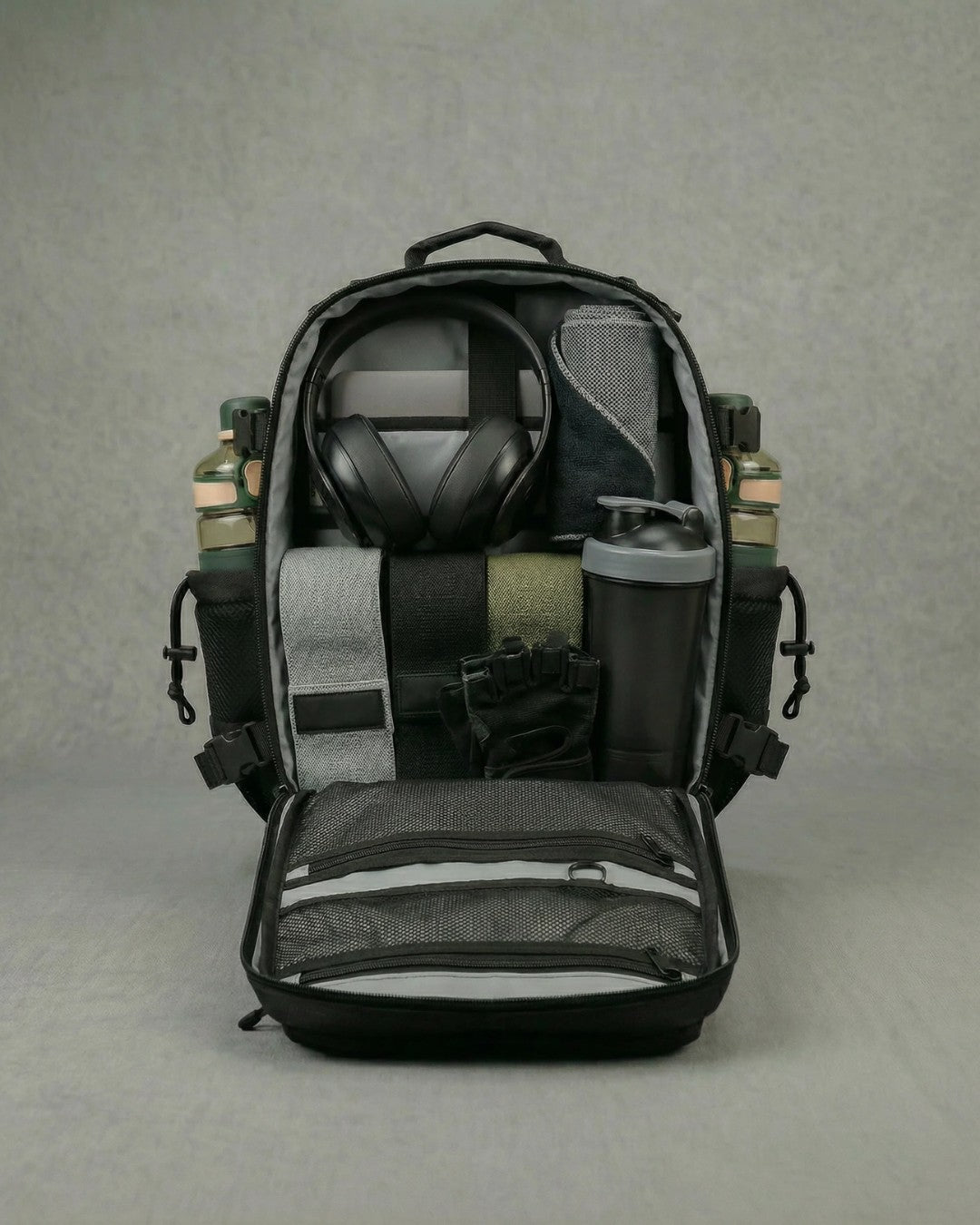 SWEATKULT Gym Backpack 25L Black