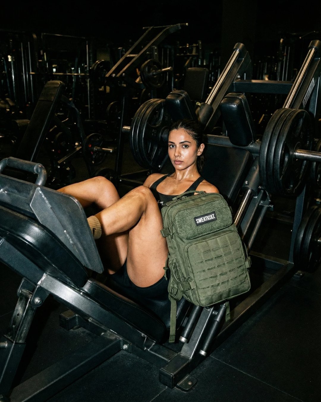 SWEATKULT Gym Backpack 25L Green