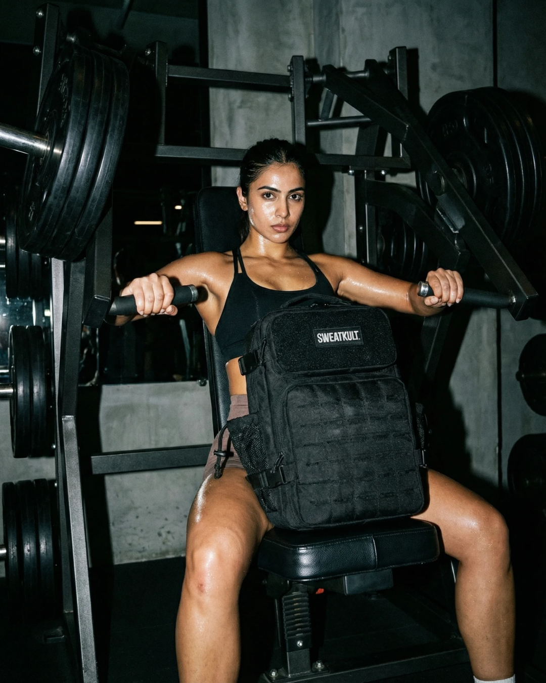 SWEATKULT Gym Backpack 25L Black