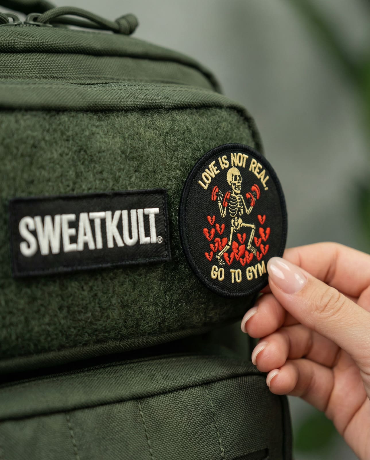 SWEATKULT Gym Backpack 25L Green