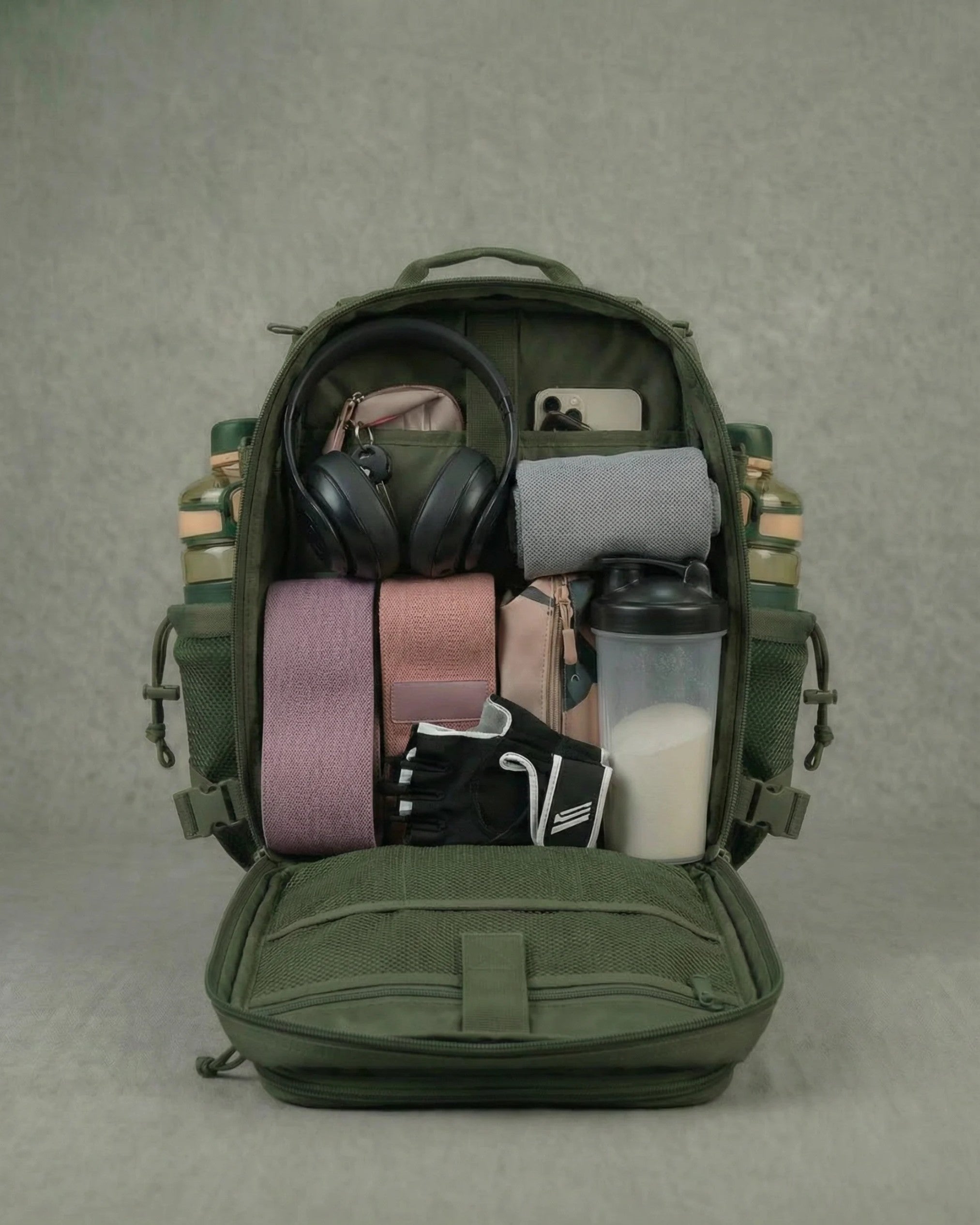 SWEATKULT Gym Backpack 25L Green