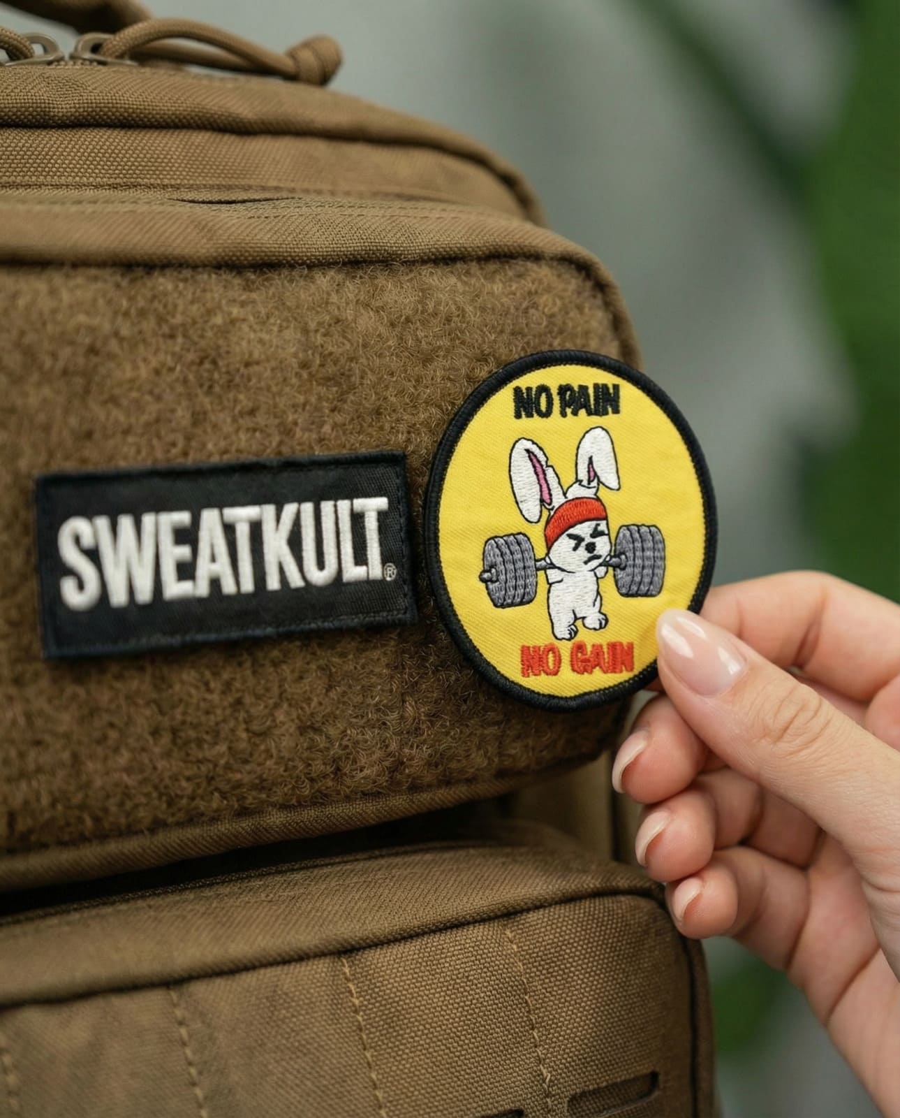 SWEATKULT Gym Backpack 25L Tan
